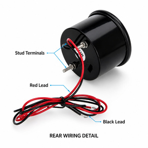 Jauge de <span class=keywords><strong>pression</strong></span> d'<span class=keywords><strong>huile</strong></span> numérique universelle de 2 pouces (52 mm) avec LED bleue pour voiture, camion, bateau, tableau de bord marin - Product Image 4