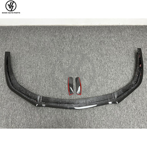 Nouveau kit de carrosserie de conversion automobile en fibre de carbone sèche brillante tissée sergé style OD pour lèvre avant, séparateur avant et diffuseur pour Lamborghini Huracan EVO AWD - Product Image 2