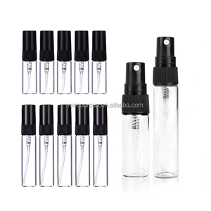 Cosmetic clear mini sample fragrance oil perfume gift sets bottle packaging with box 2ml 3ml 5ml 7ml 10ml