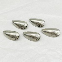 Kancing Logam Pabrik Warna Emas Kustom Mewah Kancing Shank Paduan Seng Kancing Pakaian Mewah untuk Pakaian dengan logo Bebas Nikel