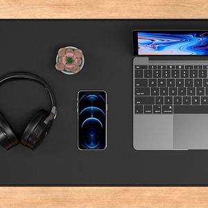 Wholesale All Black Gaming Mouse Pad <b>Large</b> & Small Sizes High Aesthetics Office Desk <b>Mat</b> - Product Image 2