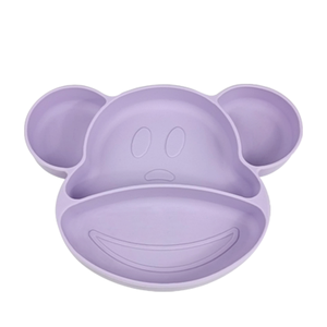 Ensemble de vaisselle en silicone de qualité alimentaire pour enfants, design de dessin animé, bols d'alimentation pour bébés, produits pour bébés - Product Image 3