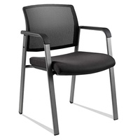 AOQI – chaises de conférence empilables en tissu à cadre métallique, chaise de réception en maille pliable à dossier moyen, 2022