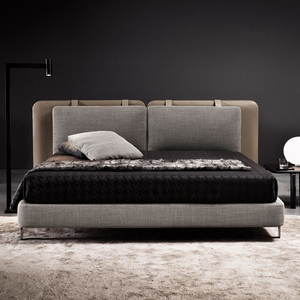 Giường ngủ OKF OEM ODM, khung gỗ nguyên khối, giường đơn, giường đôi, giường cao cấp, giường bọc nệm mới nhất, thiết kế giường cỡ King, Queen. - Product Image 2