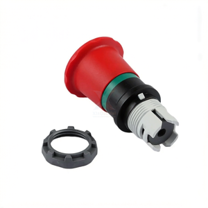 ปุ่มหยุดฉุกเฉิน MPET4-10R ของแท้, หัวเห็ดสีแดงขนาด 40 มม., แรงดันไฟฟ้า 120VAC, มีสินค้าในสต็อก - Product Image 3