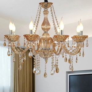 Lustre de mariage de luxe en cristal K9, luminaire suspendu pour hôtel, <span class=keywords><strong>salle</strong></span> de bal, lieu d'événements en pleine nature, salon, <span class=keywords><strong>salle</strong></span> à <span class=keywords><strong>manger</strong></span>, villa - Product Image 2