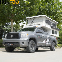 Huntoo Australie Standard Léger Moderne 4x4 Tout-Terrain Motorhome Pickup Mini Slide-On Camper Caravan RV Camping Extérieur sur Toit