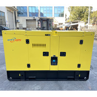 Groupe électrogène diesel silencieux CITYLION 20-50kW 50Hz avec démarrage automatique, démarrage à distance, châssis ouvert, ATS, refroidissement par eau