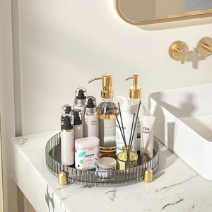 Étagère à condiments rotative à 360 degrés, organisateur de cuisine à 2 niveaux, Lazy Susan pour épices, huiles et ustensiles de cuisine - Product Image 2