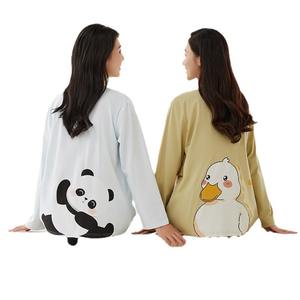 Pijamas de Maternidad October Crystal, Algodón, Manga Larga, Transpirables, Ropa de Casa para Posparto, Ropa de Mujer - Product Image 2