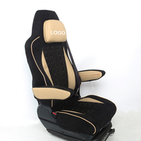 Housse de siège de camion GANE Design Sports Luxury Plush toutes saisons, ensemble complet pour MAN Isuzu Renault Daimler