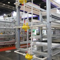 Batterie automatique Cage à pigeons et cailles Type H 4 couches Cages à poulets de chair pour ferme avicole Prix d'usine pour l'Afrique Projet clé en main
