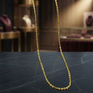 Collares de cadena de oro de 14K, 18K, 24K al por mayor, diseño moderno, estilo cable, cadenas de latón de moda. - Product Image 3