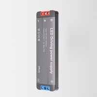 Alimentation LED 24V Mini en Aluminium à Tension Constante, Transformateur Haute Efficacité pour Bande LED, Projecteur et Utilisation Intérieure