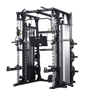 Home Body Building Cable Crossover multifunzionale Power Cage Squat Rack con sollevamento pesi Training Gym Smith Machine