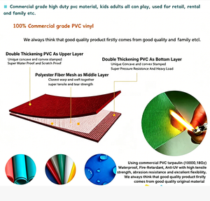 Jeu <span class=keywords><strong>gonflable</strong></span> PVC Château de football extérieur avec <span class=keywords><strong>tente</strong></span>, jeux gonflables pour enfants, jeu de carnaval sur mesure pour la location - Product Image 4