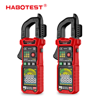 HABOTEST HT205A Pince ampèremétrique True RMS 600A AC/DC Testeur de courant et de tension Détection de fréquence NCV 6000 comptes Affichage rétroéclairé CAT
