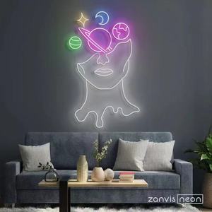 Luces <span class=keywords><strong>de</strong></span> Neón Personalizadas para Decoración <span class=keywords><strong>de</strong></span> Hogar, Oficina, Tienda y Bar, Funciona con Fuente <span class=keywords><strong>de</strong></span> Alimentación <span class=keywords><strong>de</strong></span> CA/CC/Enchufe/Batería/Transformador - Product Image 2