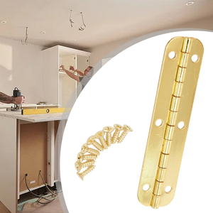 บานพับรูปไข่ยาว บานพับเหล็กสำหรับตู้ ขนาด 65 มม. แบบแคบ บานพับสไตล์ร่วมสมัย แผ่นรองบานพับ ทนทาน ติดตั้งง่าย ใช้ได้กับห้องครัวและโรงเรียน - Product Image 5