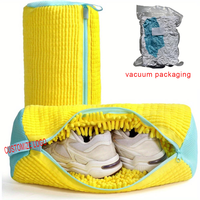 360 °   Sac à linge anti-déformation pour chaussures, pour machine à laver et sèche-linge, sac de nettoyage réutilisable pour chaussures
