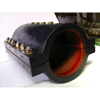 Colliers de réparation de tuyaux haute pression 1000 psi, manchon de réparation fendu à boulonner