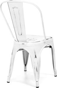 ¿Viejo cuero Industrial de comedor de Metal lado sillas <span class=keywords><strong>tolix</strong></span>. Sillas, sillas de metal - Product Image 2