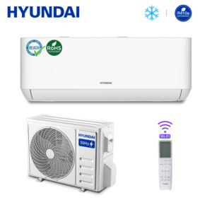 <span class=keywords><strong>Aire</strong></span> <span class=keywords><strong>Acondicionado</strong></span> Split HYUNDAI Healthy Airflow con Wi-Fi, 9000 BTU, Solo Frío, Sistema R410a, Encendido/Apagado Inteligente - Product Image 1