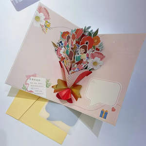 Carte cadeau Zeecan Teacher's Day avec un bouquet en papier sculpté et des <span class=keywords><strong>mots</strong></span> <span class=keywords><strong>de</strong></span> <span class=keywords><strong>remerciement</strong></span> - Product Image 3