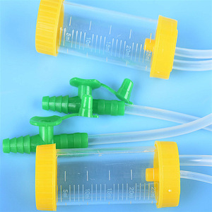 Dispositif d'aspiration médical jetable, tube en silicone de 25 ml, fonctionnement manuel pour adultes et enfants, matériau PVC - Product Image 5