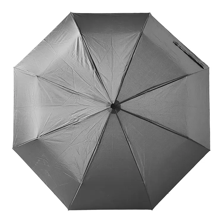 自動3つ折りミニ広告カスタム雨折りたたみ傘ロゴプリント付き