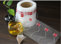 Meilleure vente, équipement d'emballage de sachets de thé, pyramides de Triangle, sac de thé avec étiquette et Machine d'emballage de cordes à vendre
