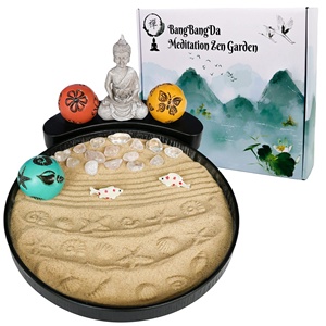 Kit de culture de plantes de bonsaï personnalisé de luxe <span class=keywords><strong>japonais</strong></span>, <span class=keywords><strong>jardin</strong></span> Zen bouddha pour enfant - Product Image 1