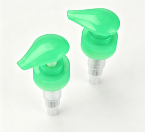 Dispensador de Loción de Plástico PP Transparente Verde Personalizado, Bomba Manual con Tapa de Rosca, Pulverizador de Champú Líquido, Envases para Botellas de Loción - Product Image 4