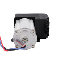 HCKG Vente chaude Pompe à air électrique à diaphragme de laboratoire à moteur sans balais DC 12V 24V Pompe à vide sans huile pour échantillons CEMS
