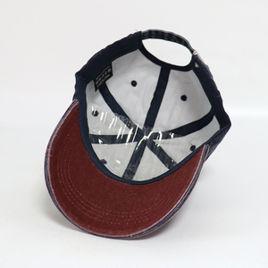 High Quality Wholesale Custom Embroidered Logo Sports Unisex Two Tone Gorras 6 Panel Washed Cotton Vintage Baseball Caps Dad <b>Hat</b> - Product Image 5