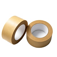 Ruban adhésif en papier kraft antistatique, écologique et imperméable, idéal pour la fermeture de cartons, haute capacité d'écriture, vente chaude, directement de l'usine