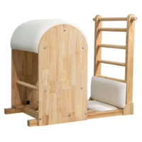 Matériel de Yoga et Pilates : Reformer en bois d'érable équilibré, Ladder Barrel en chêne, ensembles personnalisables, couleur personnalisable, usage commercial professionnel