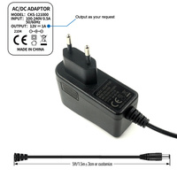 Vente directe d'usine, adaptateur secteur universel AC/DC 9V 1A 9W 5V 2A 10W 12V 1A 24V0.5A 12W avec fonction SCP, alimentation électrique