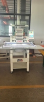 Machine à broder numérique à tête unique Machine à broder automatique pour t-shirt et casquette Machine à coudre plate informatisée