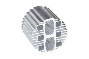 Dissipateur thermique d'aileron de profil en aluminium de la coutume 6063 avec la surface anodisée pour le refroidissement de rendement élevé - Product Image 4