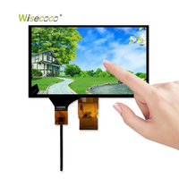 Écran de remplacement industriel 7 pouces 800*480, écran LCD avec connecteur FPC, écran tactile TFT LCD, module d'écran tactile I2C
