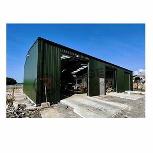 Bâtiment préfabriqué léger d'atelier de structure métallique de stationnement de voiture de <span class=keywords><strong>garage</strong></span> bon marché - Product Image 4