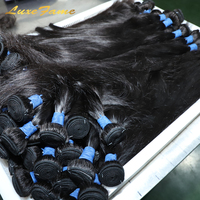 Cheveux de Guangzhou en gros cheveux crus du temple indien à Chennai, Extension de cheveux indiens vierges en gros, Extension de cheveux crus indiens