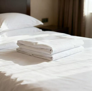 <span class=keywords><strong>Lenzuola</strong></span> <span class=keywords><strong>per</strong></span> Hotel Personalizzate all'Ingrosso, 100% Cotone 250TC, Motivo Tinta Unita - Product Image 3