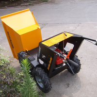Nouvelle petite benne à béton sur roues, moteur GXV160, système entièrement hydraulique, capacité de charge 250 kg, boîte de vitesses PLC