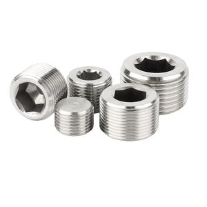 Tapón ocking de <span class=keywords><strong>906</strong></span>-Lcon rosca cónica hexagonal de acero inoxidable 304, el efecto de sellado es mejor - Product Image 5