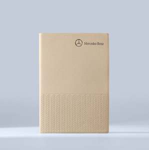 Wholesale Embossed Fabric Personalized <b>Notebook</b> Writing Pads Journal Diary Planner with Custom OEM logo Pages for Unique Product - Product Image 6