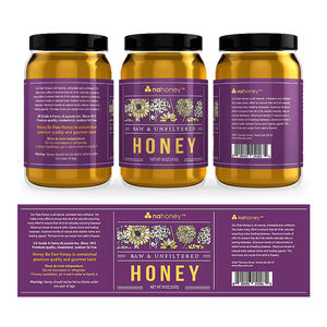 Autocollants étanches personnalisés d'étiquette de feuille d'or de marquage à chaud de logo de vinyle de Bopp autocollants étiquettes de miel de bouteille de <span class=keywords><strong>pot</strong></span> de miel pour le <span class=keywords><strong>pot</strong></span> de <span class=keywords><strong>pot</strong></span> de miel - Product Image 3