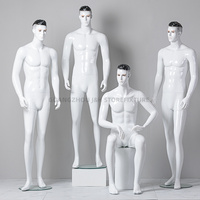 Muscle de mannequin de sport pour vitrine mannequin blanc avec caractéristiques pour vêtements hommes boutique hommes modèles de chemises habillées