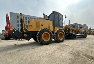 <b>Used</b> Original GR1803 180HP Motor Grader, Low Working Hours Engine 15400kg Weight Road Construction Land Leveling <b>Machinery</b> - Product Image 5
